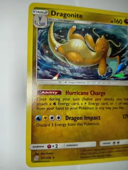 Pokemon TCG Dragonite 151/236 Cracked Ice Holo Rare Card - Image 5