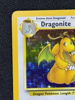 Pokemon TCG Dragonite Holo Rare Card 4/62 Fossil NM Condition - Image 2