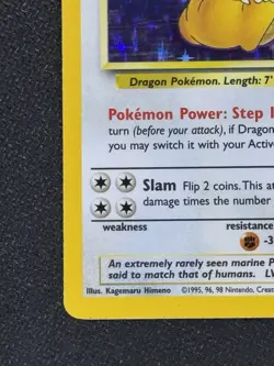 Pokemon TCG Dragonite Holo Rare Card 4/62 Fossil NM Condition - Image 4