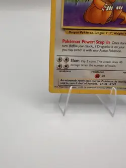 Pokemon TCG Dragonite Fossil Card 19/62 Non-Holo Unlimited Rare HP - Image 2