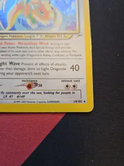 Pokemon TCG Light Dragonite - Neo Destiny 14/105 Holo Unlimited - Holo Rare - Image 4