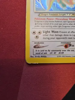 Pokemon TCG Light Dragonite - Neo Destiny 14/105 Holo Unlimited - Holo Rare - Image 5