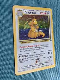 Pokemon TCG Dragonite 4/62 Fossil Holo Rare Card WOTC Vintage - Image 4