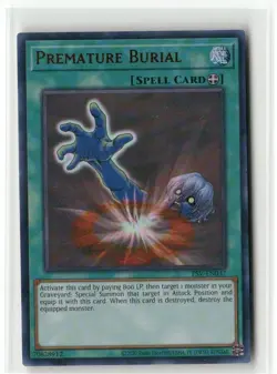Premature Burial PSV-EN037 NM Unlimited Yugioh - Image 1