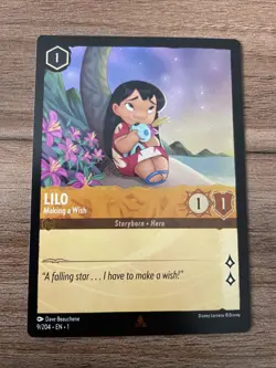 Lilo - Making a Wish - 9/204 - Rare - Cold Foil NM-Mint Disney Lorcana - Image 1
