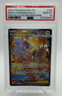 PSA 10 Mega Kangaskhan ex 182/132 SIR 2025 Special Illustration Rare GEM MINT - Image 1