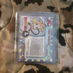 Vintage 1999 Pokemon RAICHU HOLO Topps Chrome TV Animation Card 26 - Image 2