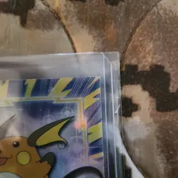 Vintage 1999 Pokemon RAICHU HOLO Topps Chrome TV Animation Card 26 - Image 4