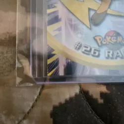 Vintage 1999 Pokemon RAICHU HOLO Topps Chrome TV Animation Card 26 - Image 5