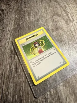 Pokemon Gym Heroes 16/132 Holo Rare Trainer Unlimited English Erika Card - Image 3