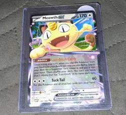 Pokemon Meowth EX Holo 062/088 Basic Cat 2015 TCG Card 170 HP - Image 1