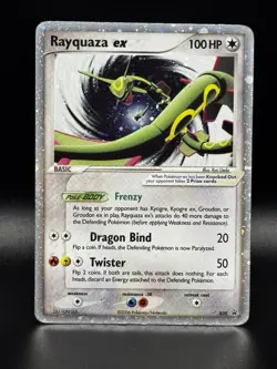 Pokemon Rayquaza EX 039 Promo Card 2006 MP/HP EX Collector Tin - Image 1