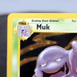 Muk Holo Rare Fossil 13/62 Unlimited Pokemon TCG Card WOTC Vintage NM 1999⭐ - Image 3