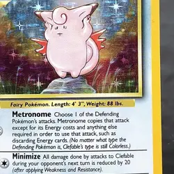Clefable Jungle 1/64 Holo Rare Pokemon Card TCG WOTC Unlimited Vintage NM ⭐ - Image 2