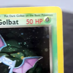 Dark Golbat 7/82 Holo Rare Team Rocket 1999 WOTC Pokemon Card TCG Vintage NM - Image 3