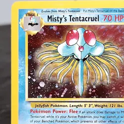 Misty's Tentacruel Holo Rare 10/132 Gym Heroes Pokemon Card WOTC TCG NM Mint - Image 2