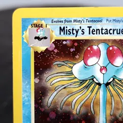 Misty's Tentacruel Holo Rare 10/132 Gym Heroes Pokemon Card WOTC TCG NM Mint - Image 3