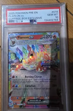 PSA 10 Set of Prismatic Evolutions Stamped Promos Cards Pokemon Umbreon (All 9) - Image 2