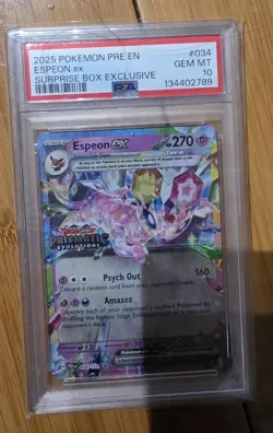 PSA 10 Set of Prismatic Evolutions Stamped Promos Cards Pokemon Umbreon (All 9) - Image 3