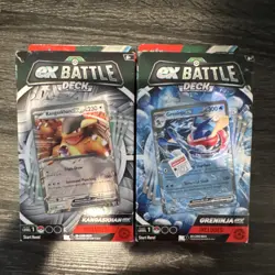 Pokemon ex Battle Deck Kangaskhan & Greninja 2 Decks English 60 Cards - Image 1