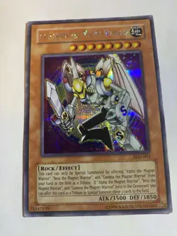 Yugioh Valkyrion The Magna Warrior SDD-001 Limited Edtion Secret Rare - MP - Image 1
