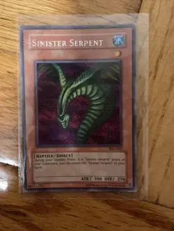 Yugioh Sinister Serpent SDD-002 LP - Image 1