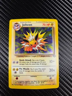 Pokemon Jolteon Jungle 4/64 1999 Wizards Holo Rare 70 HP Unlimited LP - Image 1
