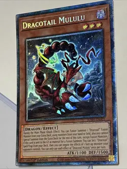 yugioh dracotail mululu collector's rare jush-en005 jush - Image 1