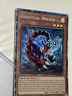 yugioh dracotail mululu collector's rare jush-en005 jush - Image 3