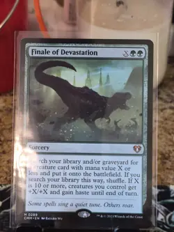 Finale of Devastation Commander Masters Mythic Green Sorcery 289 Regular Wizards - Image 1