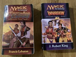 Lot of two Magic: The Gathering Books (Mercadian Masques and Invasion) - Image 1