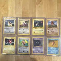 Pokemon 1st Edition Base Set Lot Common/Uncommon LP Condition - Image 1