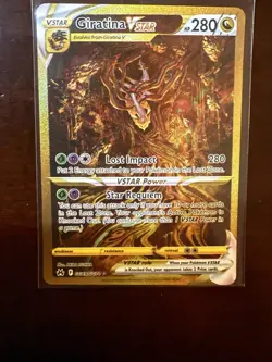 Giratina VSTAR Crown Zenith: Galarian Gallery Holo Gold Card GG69/GG70 Near Mint - Image 3