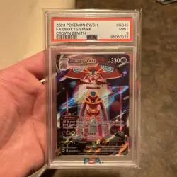 PSA 9 MINT Deoxys VMAX #GG45 Crown Zenith Pokemon TCG - Image 1