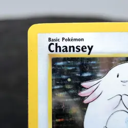 Chansey 3/102 Base Set Holo Rare Unlimited WOTC Pokemon TCG 1999 Vintage NM ⭐ - Image 3