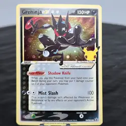 Greninja Star SWSH144 Celebrations 25th Anniversary Pokemon TCG Promo NM Holo - Image 1