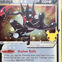 Greninja Star SWSH144 Celebrations 25th Anniversary Pokemon TCG Promo NM Holo - Image 2