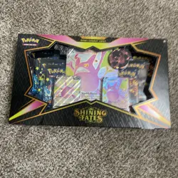 SEALED! Pokemon Shining Fates Premium Collection Shiny Crobat Box (7 Packs) - Image 1