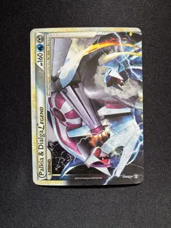 Pokemon Palkia & Dialga LEGEND Ultra Rare Holo 101/102 Triumphant - Image 1