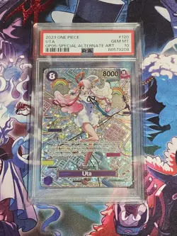 PSA 10 UTA (OP02-120)(SP) AWAKENING OF THE NEW ERA (OP05) One Piece Card Game - Image 1