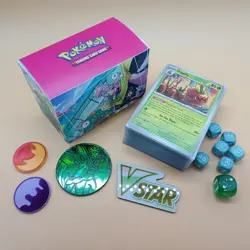 Pokemon TCG Festival Lead Player Built 60 Card Deck with Iono Deck Box Dipplin - Image 1