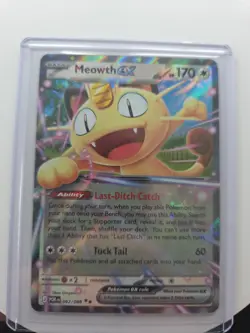 Meowth ex - 062/088 - Ultra Rare - Perfect Order - NM/M - Pokemon Card - Image 1