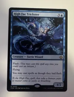 MTG / High Fae Trickster / FDN / #40 / Regular / Rare / NM - Image 1