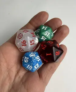 Lot Of 4 MTG Magic The Gathering Spindown Dice D20 - Image 3