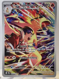 Pokemon Ethan's Typhlosion 190/182 Illustration Rare IR Sv: Destined Rivals Holo - Image 1