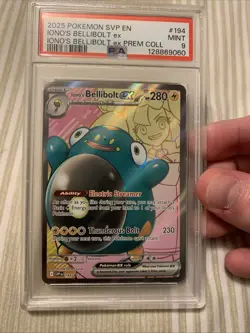 Iono's Bellibolt EX PSA 9 - 2025 Pokemon Black Star Promo #194 - Image 4