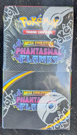 Pokemon Mega Evolution Phantasmal Flames Half Booster Box Of 18 Packs - Image 1