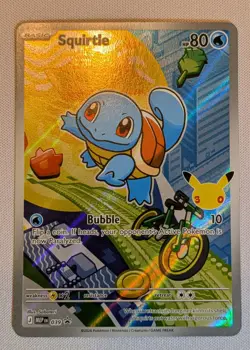 Squirtle MEP 039 Promo - Illustration Rare - Pokemon TCG: 30th Anniversary - NM - Image 1
