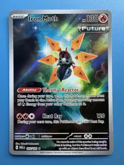 Iron Moth Paradox Rift 187/182 Pokemon Illustration Rare - NM/M 🔥🔥 - Image 1