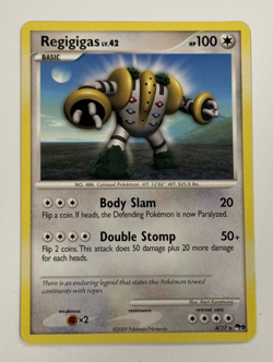 2009 Pokemon TCG - POP Series 9 - Regigigas - Regular Non-holo 4/17 LP/NM - Image 1